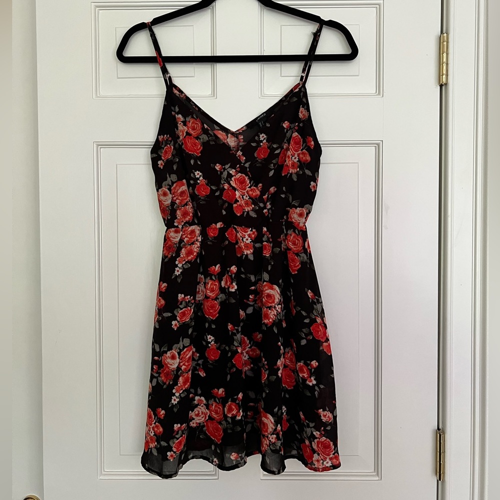 Floral V-Neck Dress